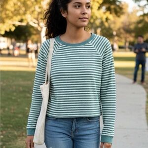 Volcom Original Sweatshirt Green Size Medium